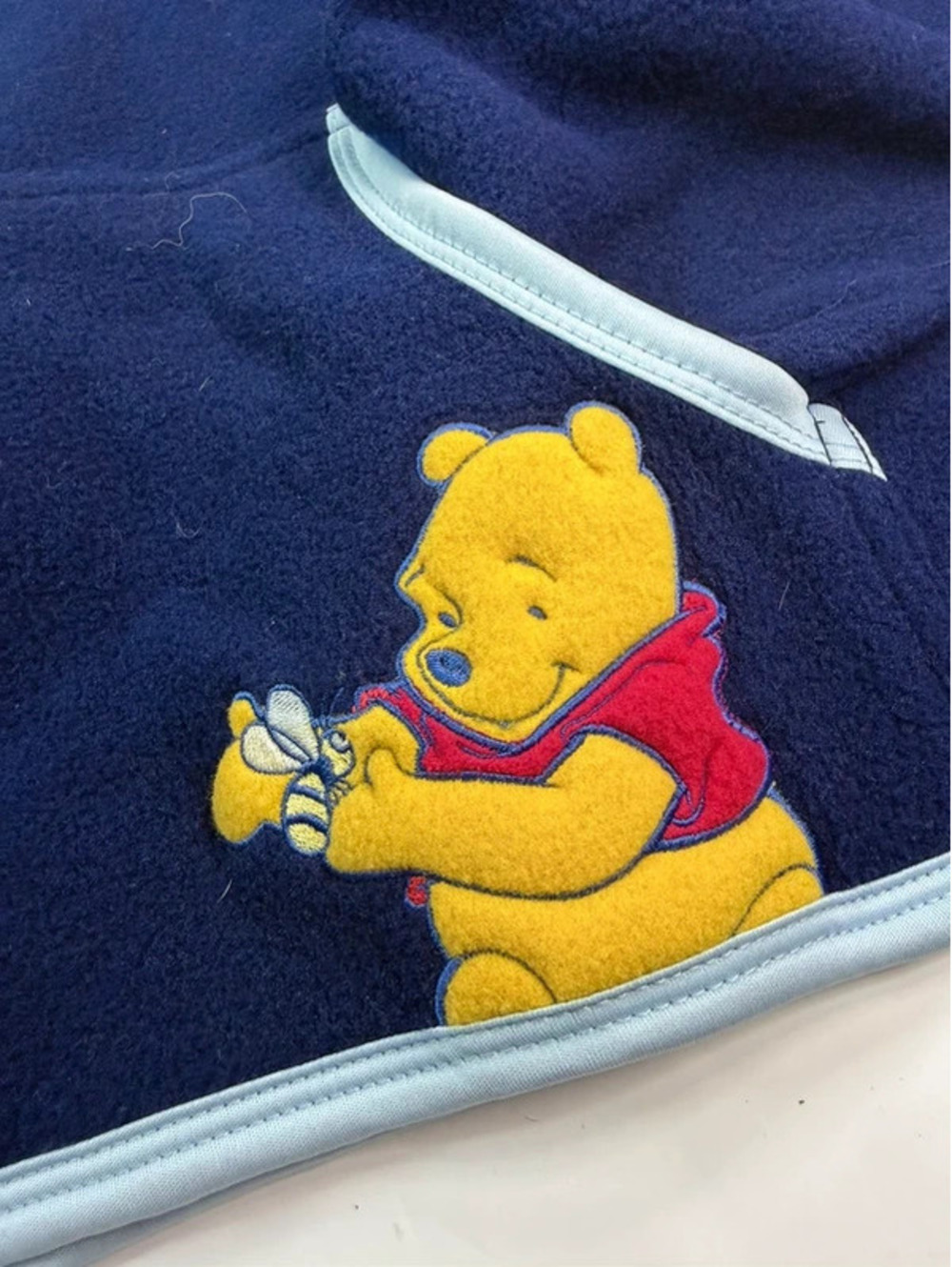 Vintage NWT Disney Winnie the Pooh Fleece Hoodie Youth L - Picture 2 of 5